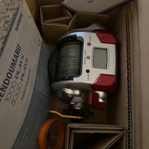 Shimano Plays 4000 electric reel used with line