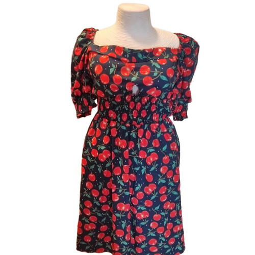 Cherries dress like new, red, size XS