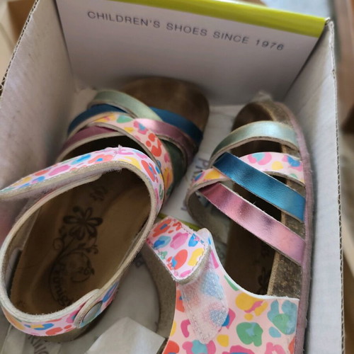 Primigi children's sandal used, leather multicolor size 26