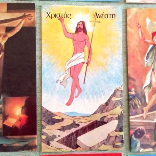 Easter postcards vintage collection of 9, like new