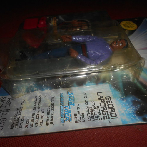 Star Trek Geordi LaForge figure 1995 like new
