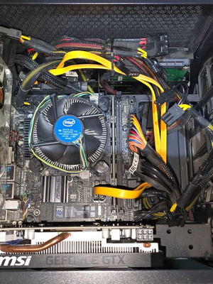 Pc Desktop Intel Core i3 8100 σαν καινούργιο, 8GB Ram, SSD 250GB, MSI GTX 1650 Super