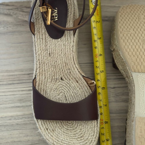 Zara sandals new, size fits 37, platform style