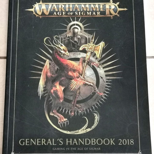 Warhammer Age Of Sigmar General's Handbook 2018 like new