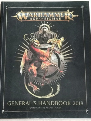 Warhammer Age Of Sigmar General's Handbook 2018 like new