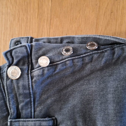 Zara straight gray slim full length jeans