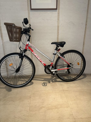 Orient Avenue Lady 700C trekking bike like new, red and silver