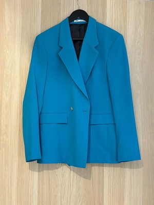 Zara suit jacket new, blue turquoise, size EU46