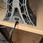LightBridge LED Arc Lamp, 3D printed modular floor lamp
