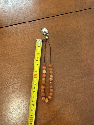 Glass komboloi with original alpaca Pappas and nice sound, used
