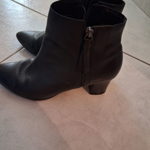 Clarks ankle boots, black, size 38