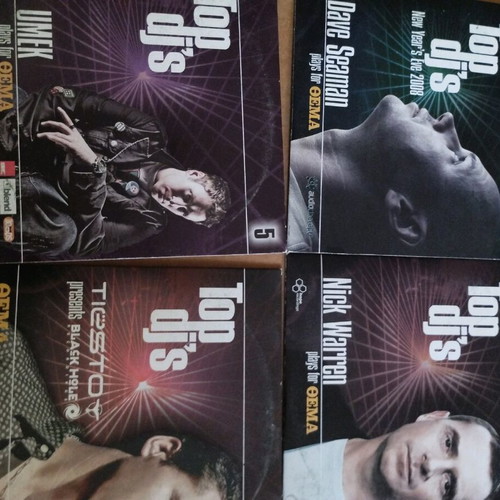 Top Djs pack of 7 CD albums used, electronic music