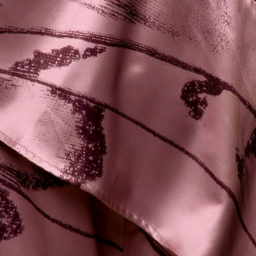 Set with Deep V Neck and Wide Pants new, lilac color