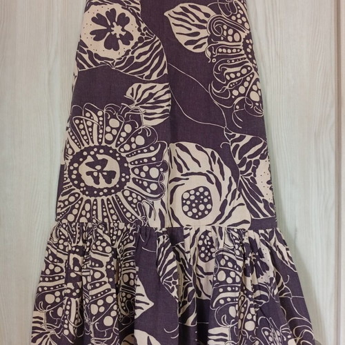 Zara skirt used, size S 36 8, beige brown