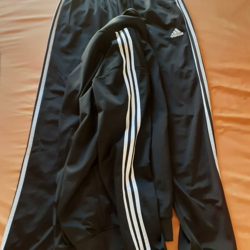 Adidas tracksuit authentic, new, black, size large