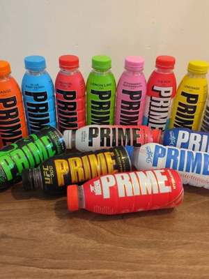 Prime Drink Collection σαν καινούργιο, σπάνια μπουκάλια Logan Paul και KSI
