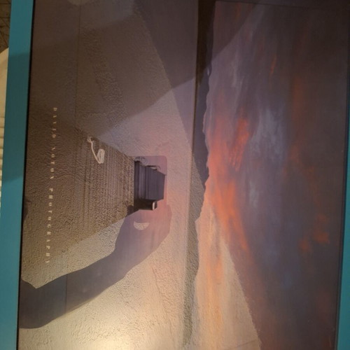 Framed art print with painting