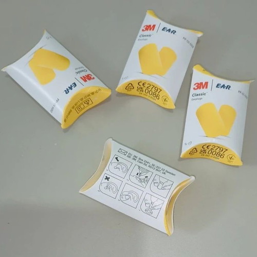 3M Earplugs new, pack of 4 sets (8 pieces)