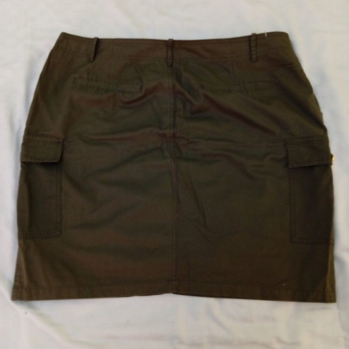 Women's skirt like new, summer style, khaki, size 46