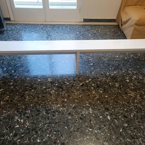 Bench bed extension used, white melamine