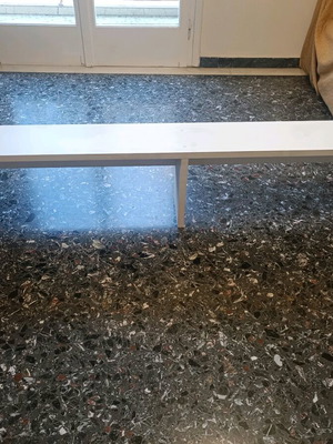 Bench bed extension used, white melamine