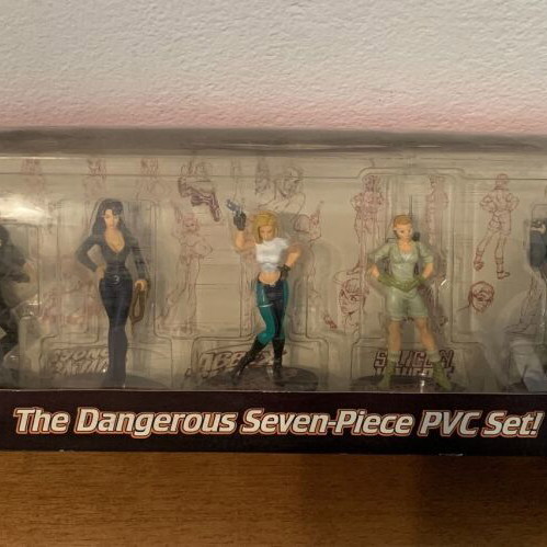 Danger Girl full set 7 mini figures DC Direct 1999 new