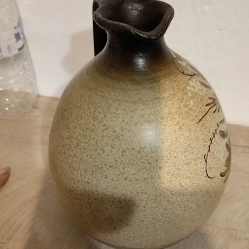 Handmade clay jug like new without damages