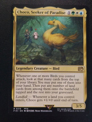 Choco, Seeker of Paradise Magic: The Gathering - Final Fantasy NM