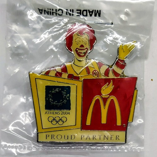 McDonald's Collectible Pin for Athens 2004 Olympic Games New