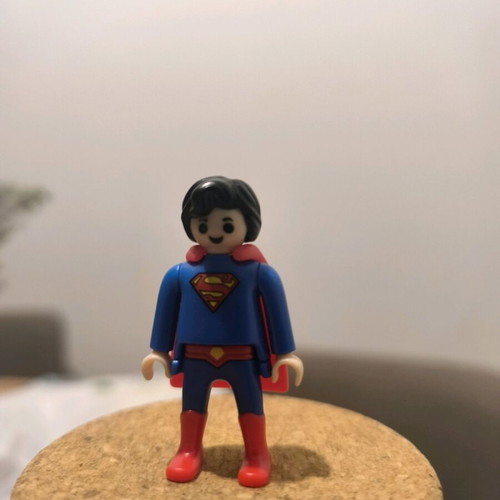 Superman DC Playmobil Kinder Egg Surprise Figure like new
