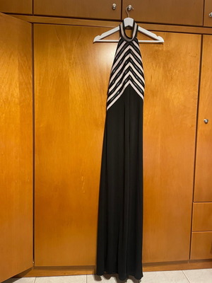 Women's one-piece S like new, black and beige