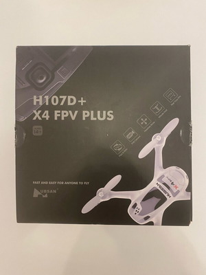 Дрон H107D+ X4 FPV PLUS като нов с 720p камера