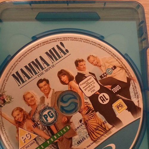Mamma Mia Blu-Ray used with English subtitles