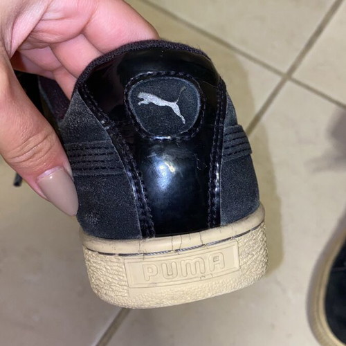 Puma shoes athletic with special laces size 38 black