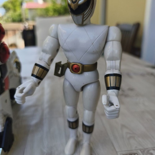Power Rangers figures and accessories set used
