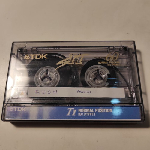Rush Presto cassette used, rock