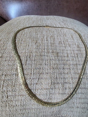 Gold chain necklace steel new 61 cm
