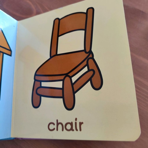 Children's English book used with few scribbles
