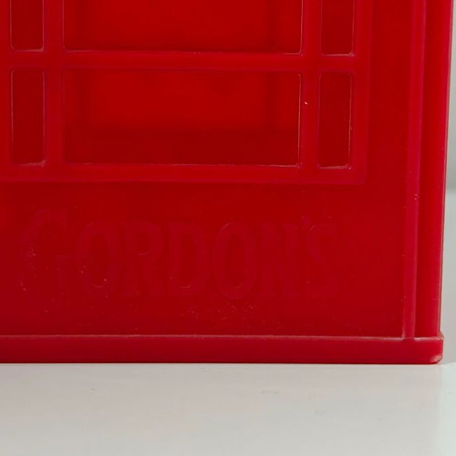 Gordon's collectible bottle holder used, telephone booth design