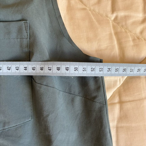 Athleta Everlasting Tank sleeveless button-up shirt size L, like new, grey green