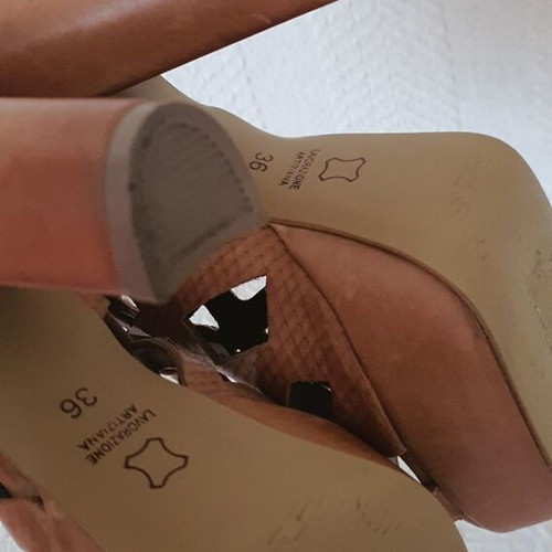 Tsakiris Mallas sandals platform beige size 36 new