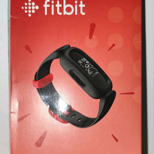 Fitbit Ace 3 Black/Racer Red smart band new