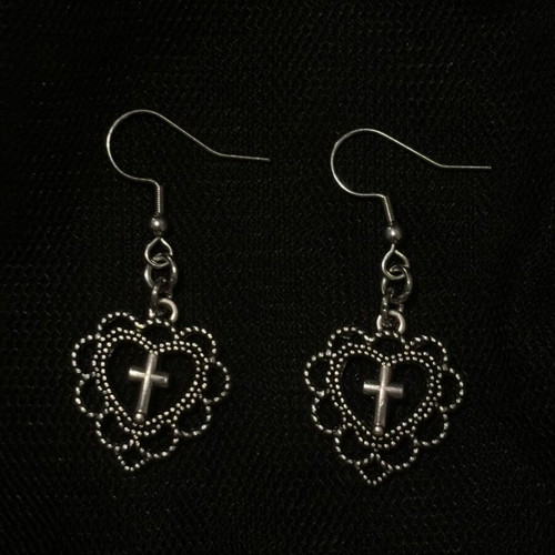 Handmade earrings silver new