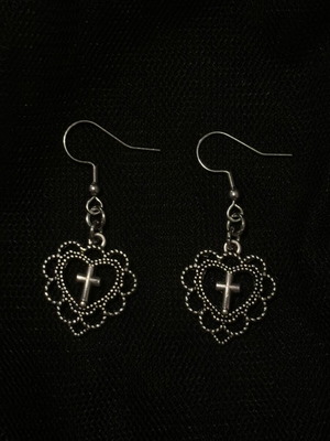 Handmade earrings silver new