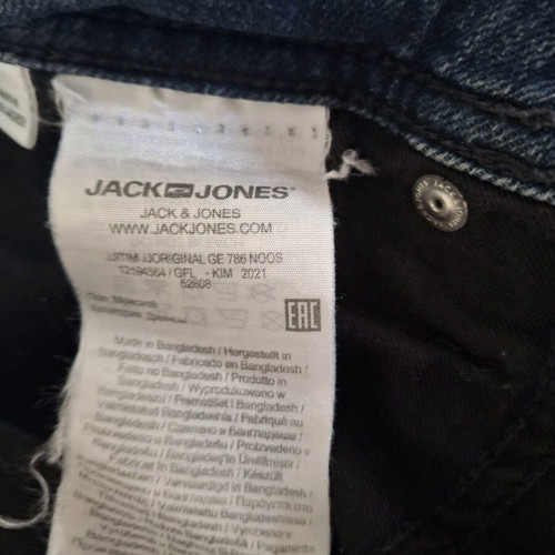 Jack & Jones Tim Slim Straight jeans used, blue, size L