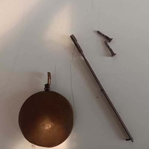 Wall clock vintage used, working condition