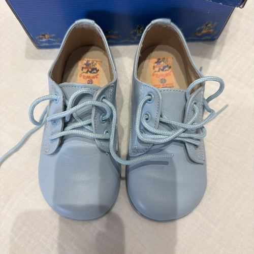 Lace leather shoes for boys size 23 new with tag and box