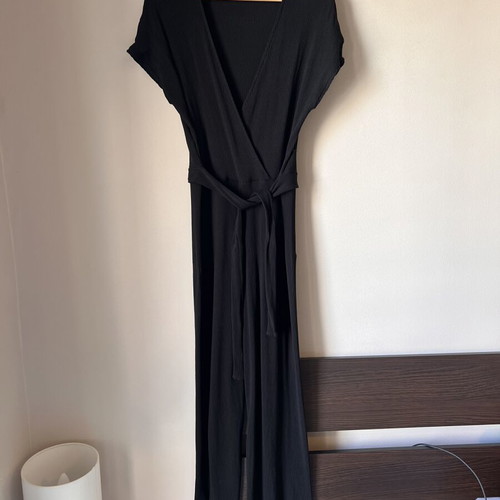 Mango black jumpsuit size M like new