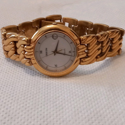 Odeon watch new Swiss gold-plated women's