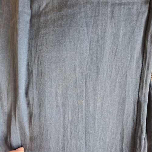 Satin jumpsuit used, blue, one size